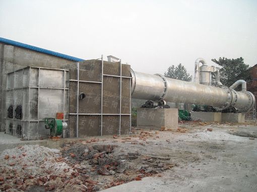 Quartz sand rotary dryer